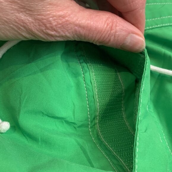 SOLD Campus Crew Green Swim Board Shorts - Picture 4 of 9